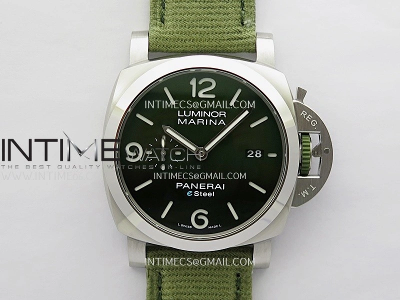 PAM1356 44mm VSF 1:1 Best Edition Green Dial On Green Nylon Strap P.9010 Super Clone